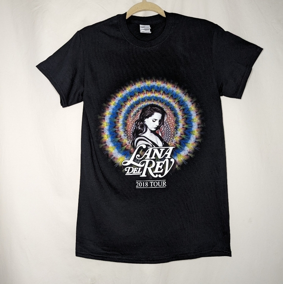 Gildan Lana Del Rey Rare HTF 2018 LA To The Moon Tour T-shirt S - Picture 1 of 7